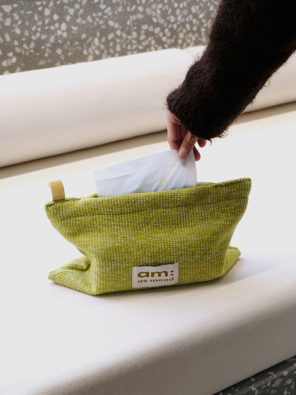 Modern Tissue Box Cover - Green