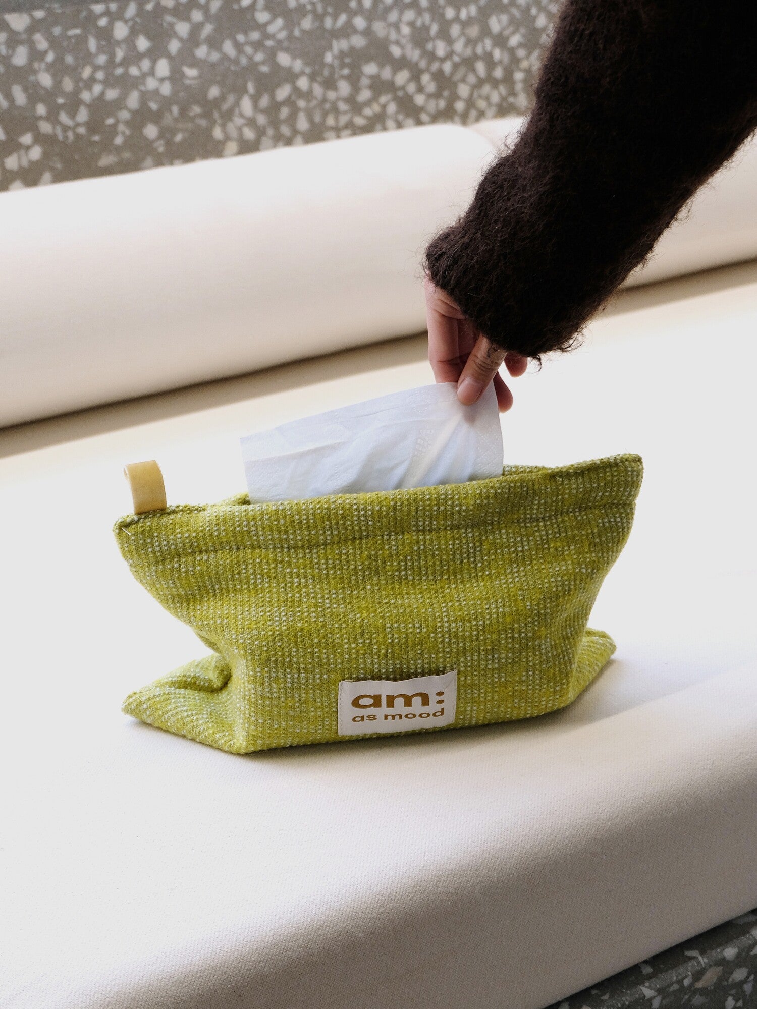 Modern Tissue Box Cover - Green