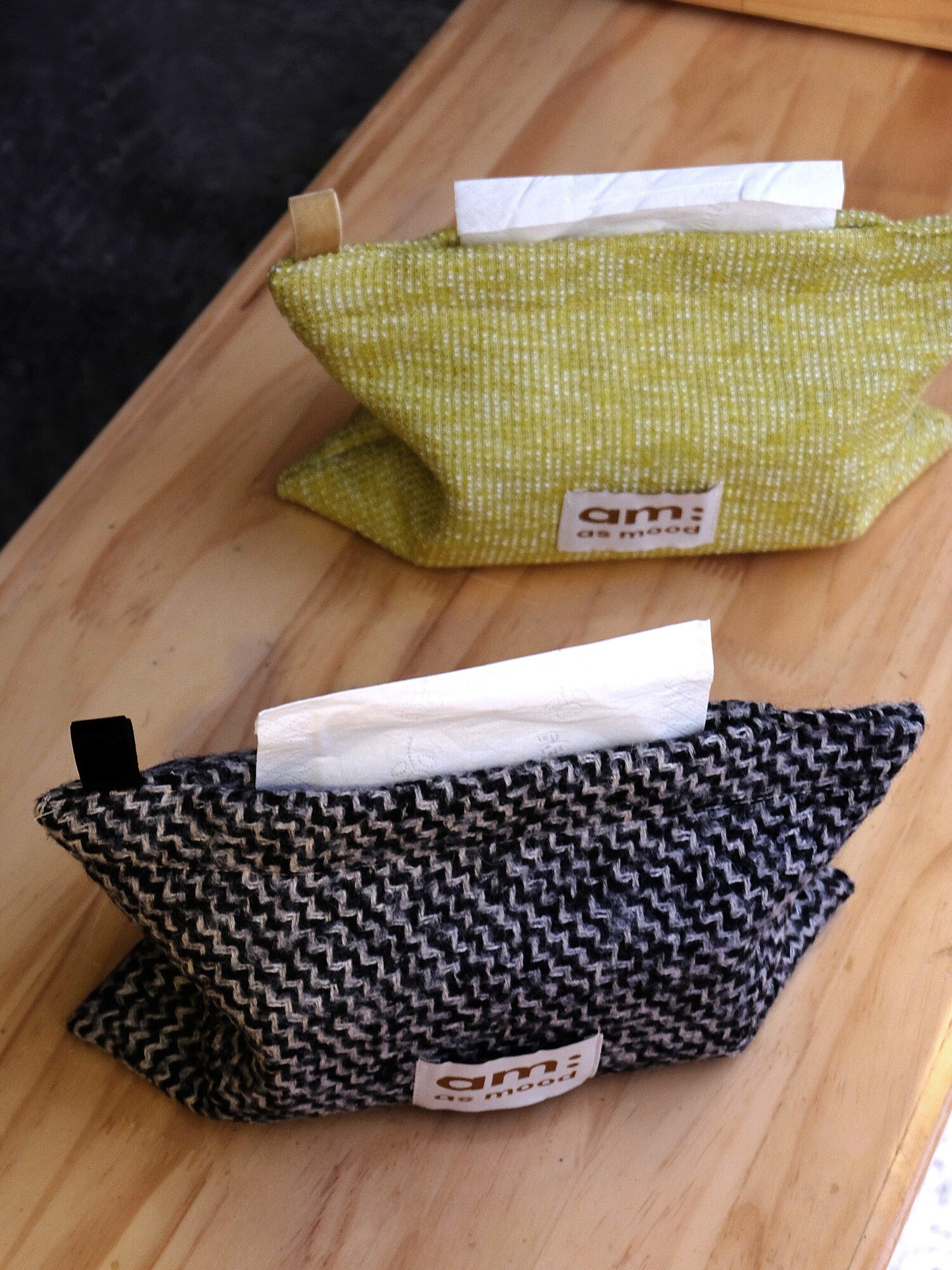 Modern Tissue Box Cover - Green