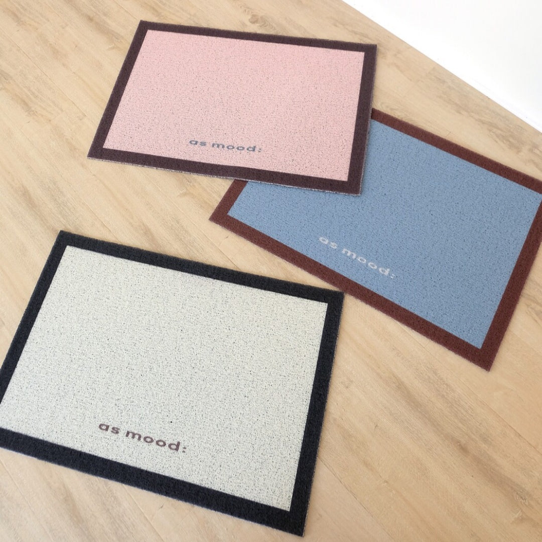 Retro Color Block PVC Coil Doormat