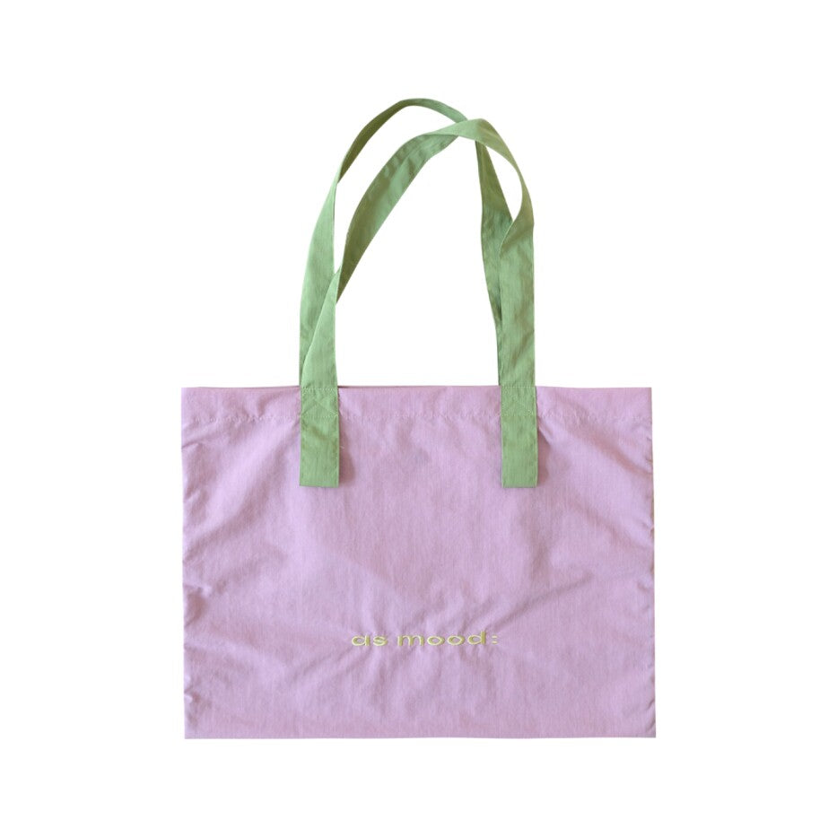 Colorful Nylon Tote Bag - Orange