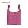 Colorful Foldable Reusable Shopping Bag - Pink