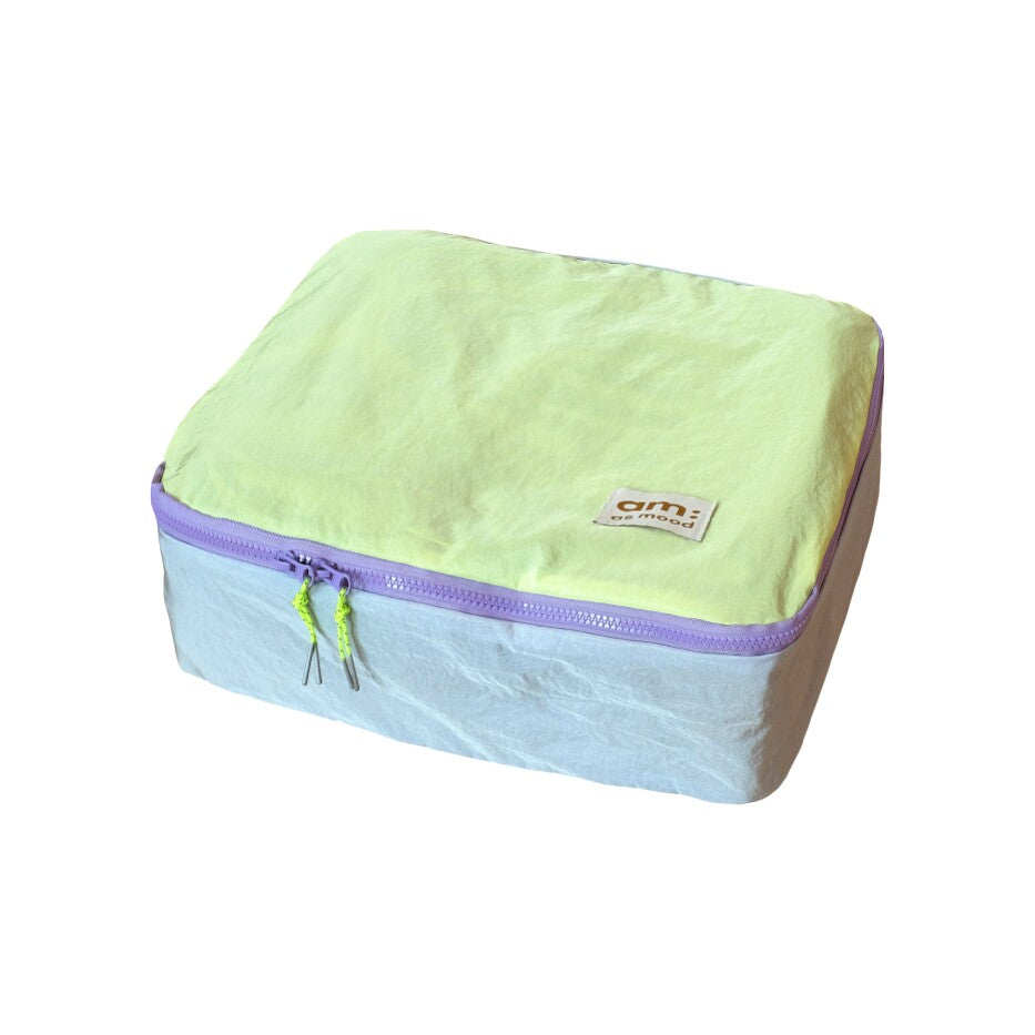 Color Block Travel Luggage Organizer Bags for Suitcases