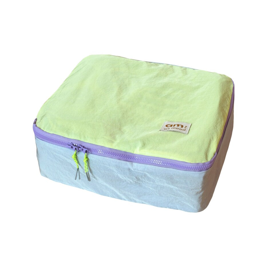 Color Block Travel Luggage Organizer Bags for Suitcases
